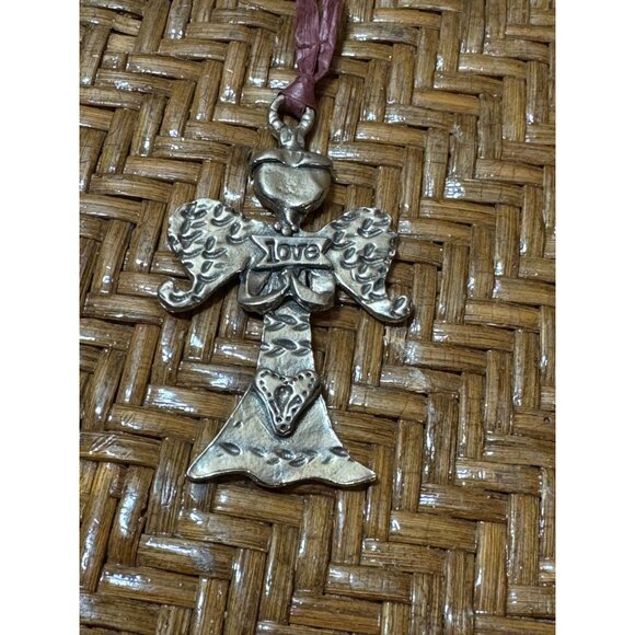 Angel Of Love By Crosby & Taylor Pewter Ornament - Picture 1 of 5